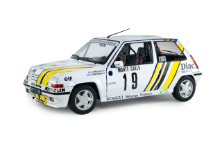 Renault 5 GT Turbo MK2 #19 Oreille/Thimonier Rallye Monte Carlo 1989 1:18 Solido