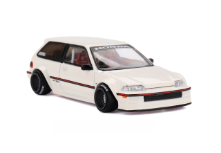 Honda Civic (EF) 1987 Kaido Street V1 white 1:64 Mini GT